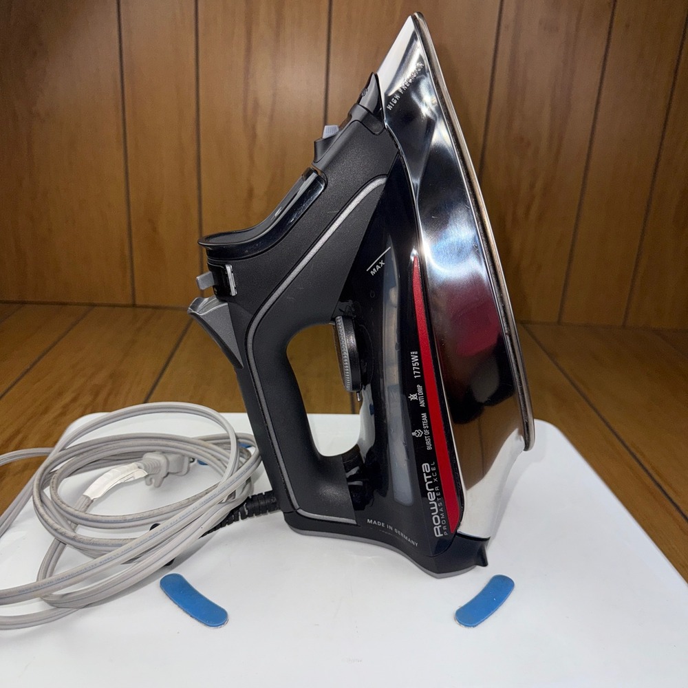 Rowenta Pro Master Xcel Steam Iron 1775W DW8270 Made in Germany Black Silver